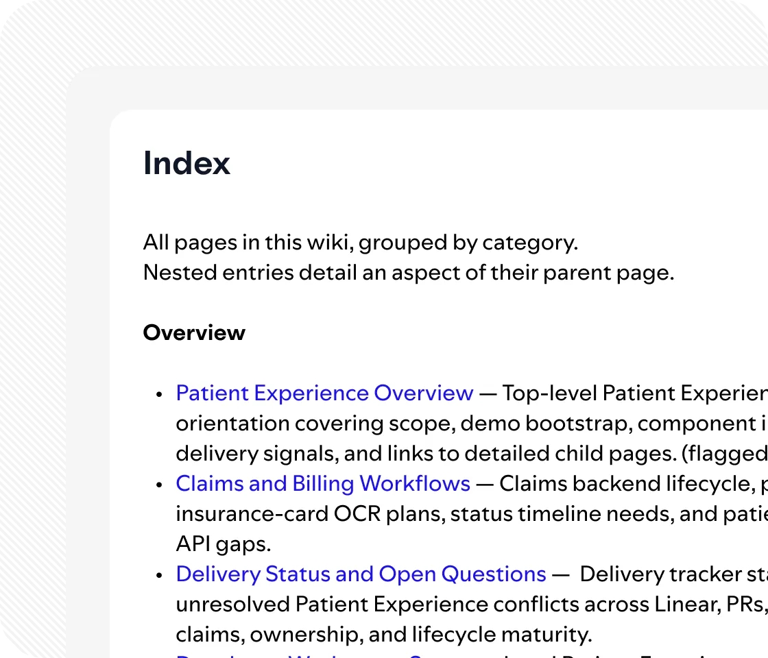 Xirp documentation that stays current, generated automatically from coding sessions